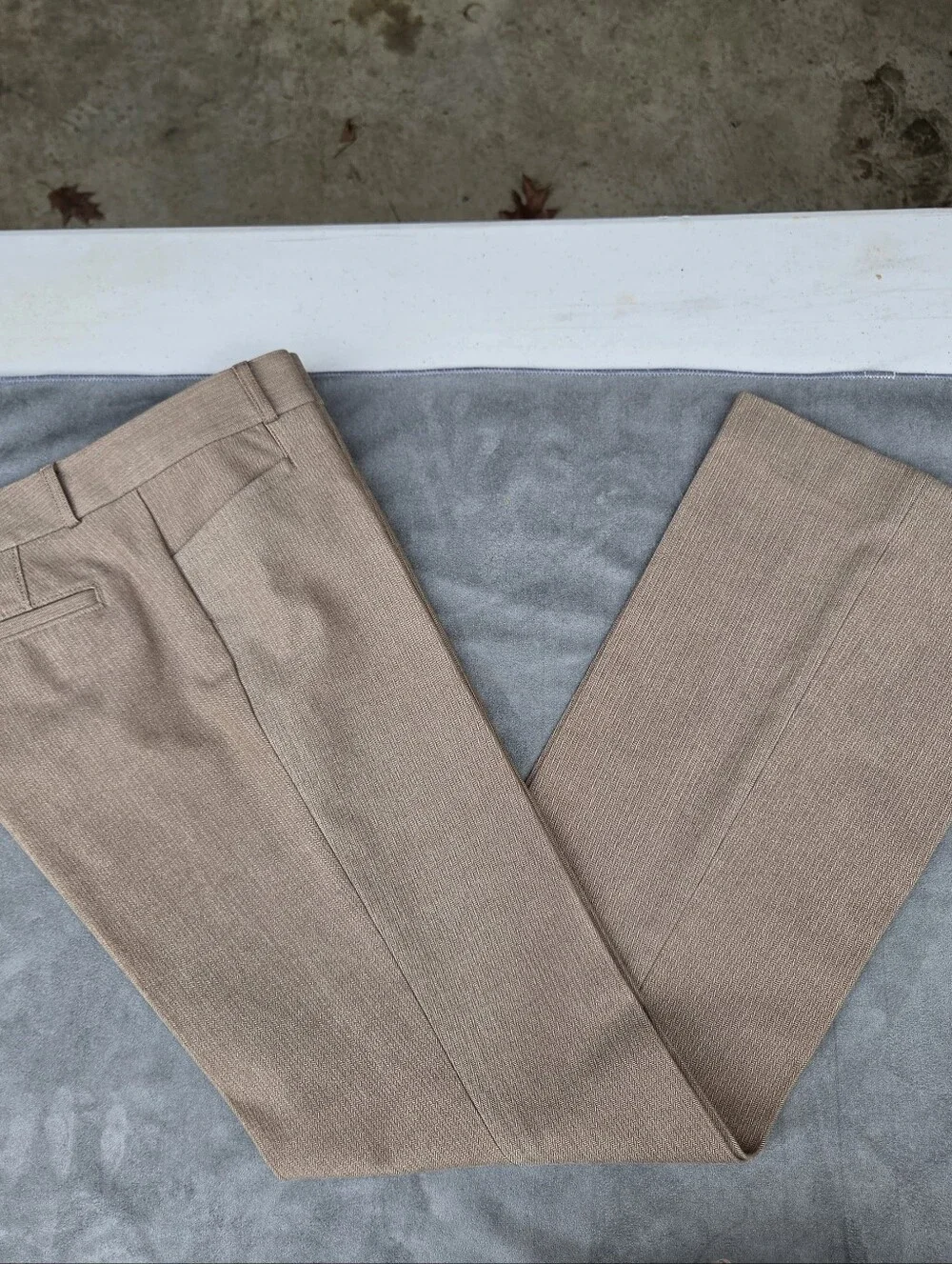 Bannana Republic Sloan Fit Tan Women's Tailored Pants Sz. 10 Stretch - Picture 4 of 6